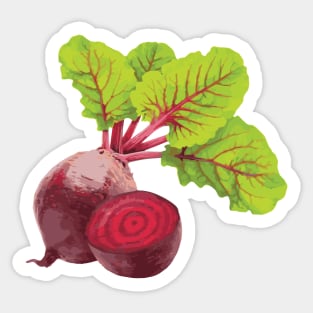 Turn Up The Beets! Sticker